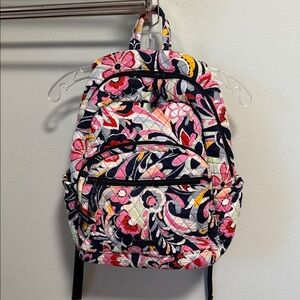 Vera Bradley Quilted Floral Backpack - Pink Multicolor